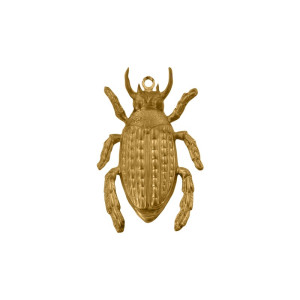 Bug di egiziano Scarab beetle bug amore ciondolo perno ottone B-bug-251 - Italia